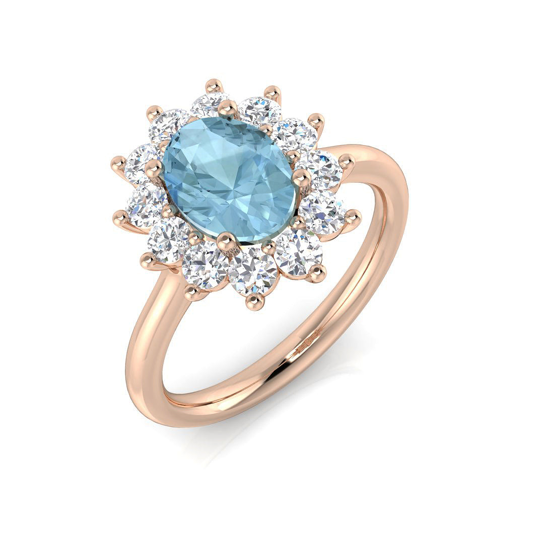 Oval Gemstone Ring