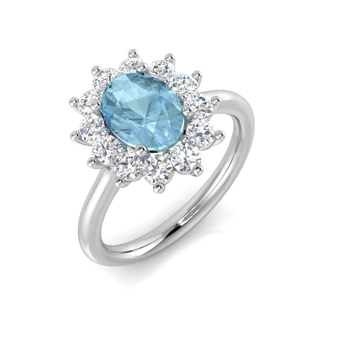 Oval Gemstone Ring