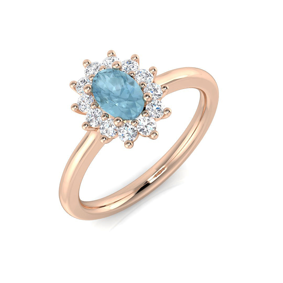 Oval Gemstone Ring