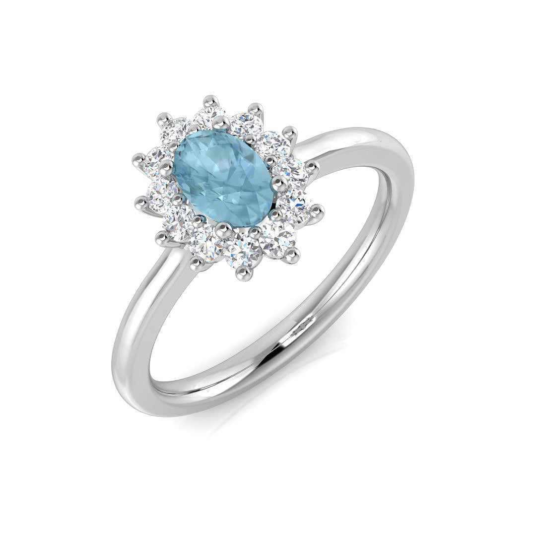 Oval Gemstone Ring