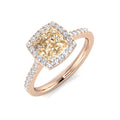 Cushion Morganite Ring