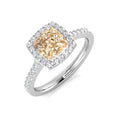 Cushion Morganite Ring
