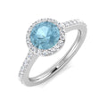 Round Gemstone Ring