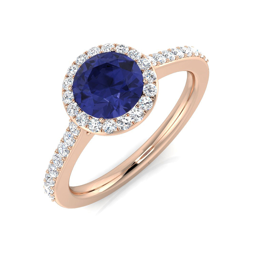 Round Gemstone Ring