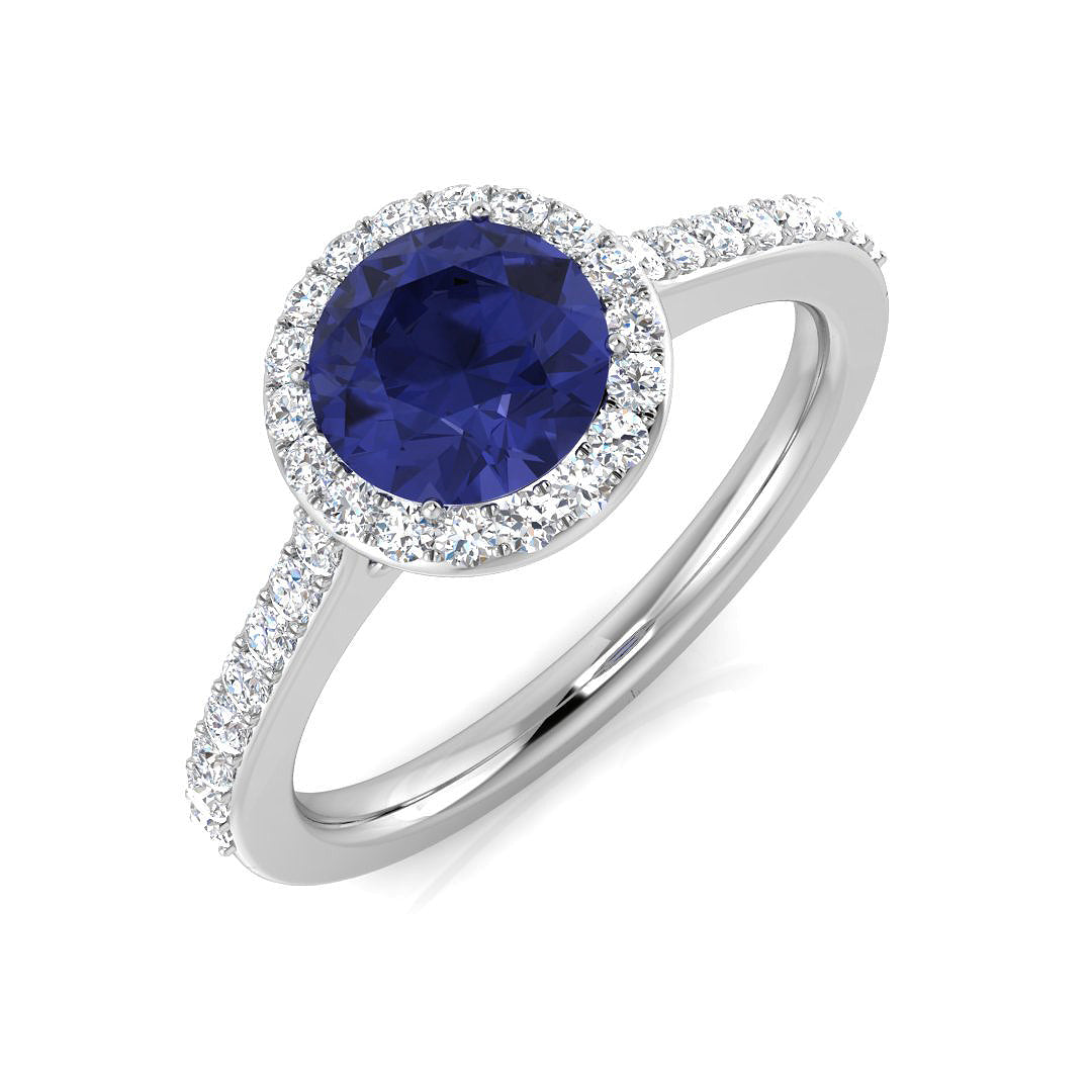 Round Gemstone Ring