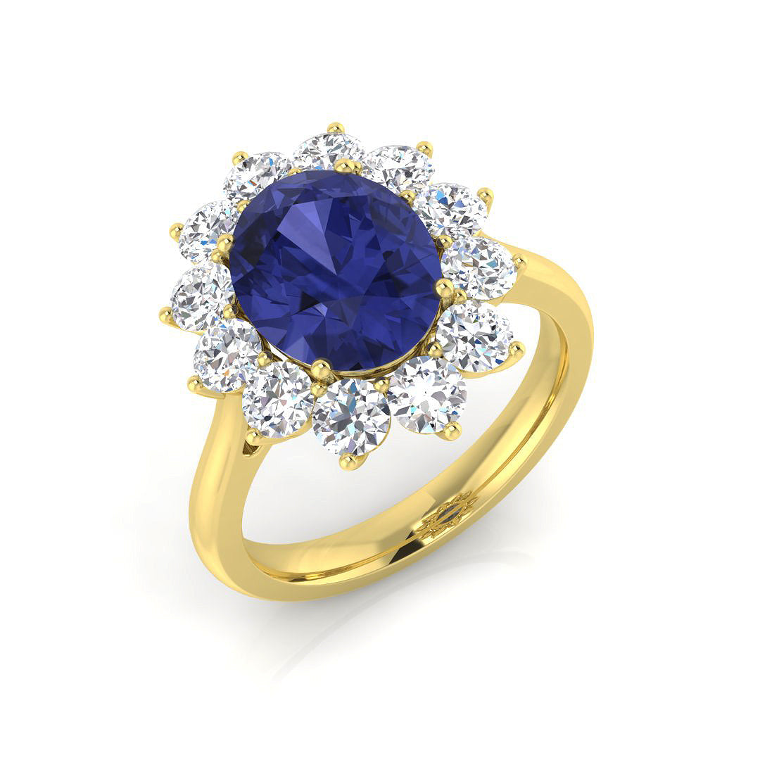 Oval Tanzanite Ring