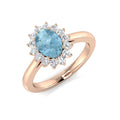 Oval Aquamarine Ring