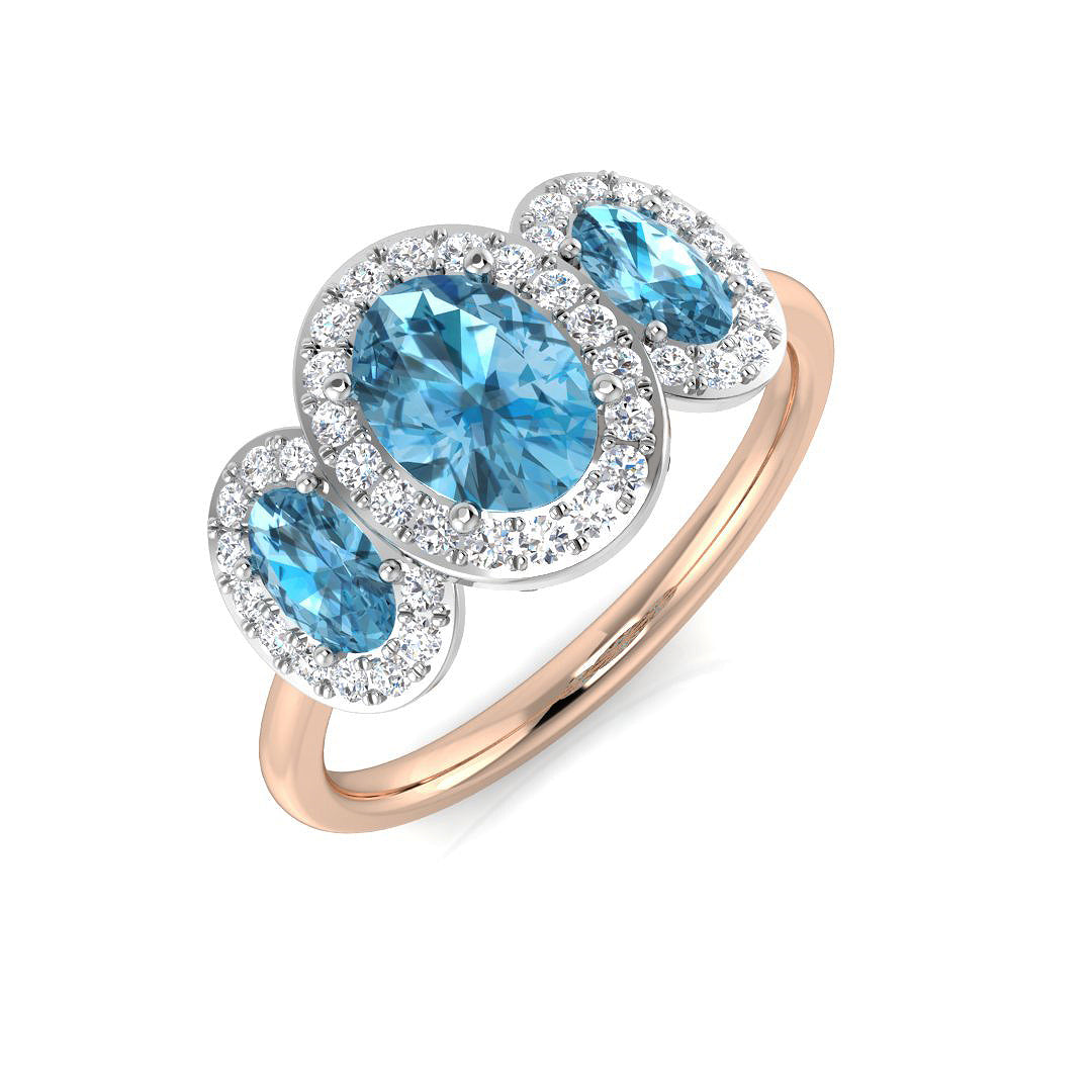 Oval Gemstone Ring