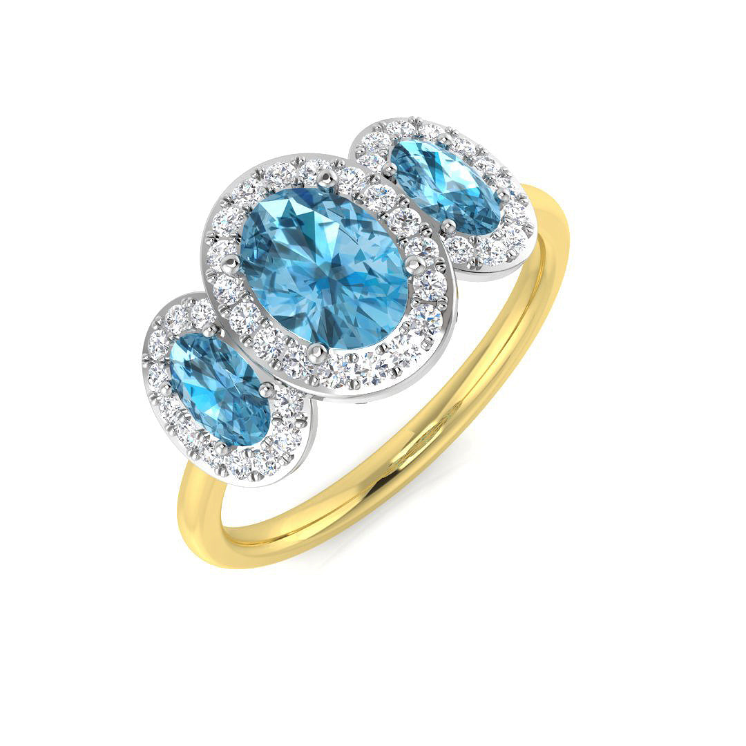 Oval Gemstone Ring