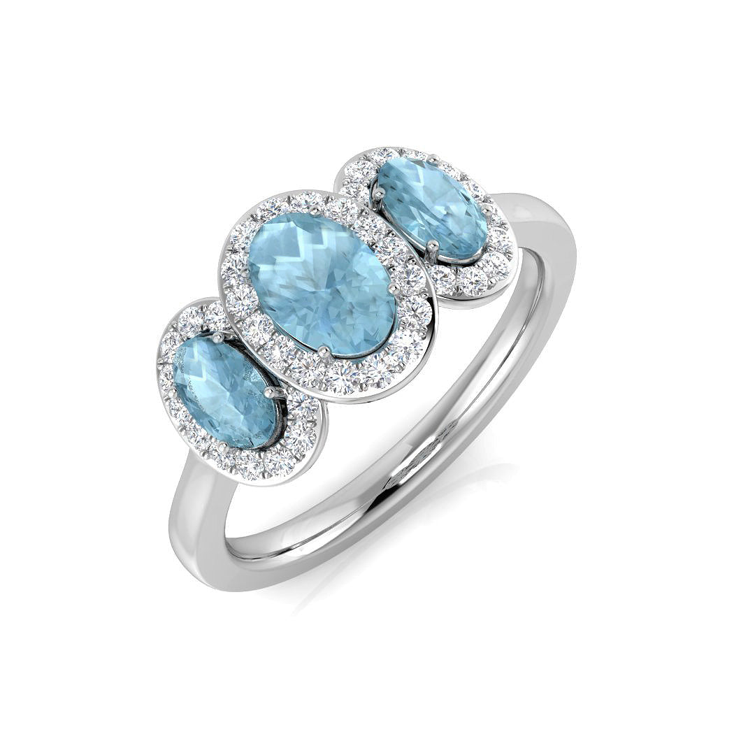 Oval Gemstone Ring