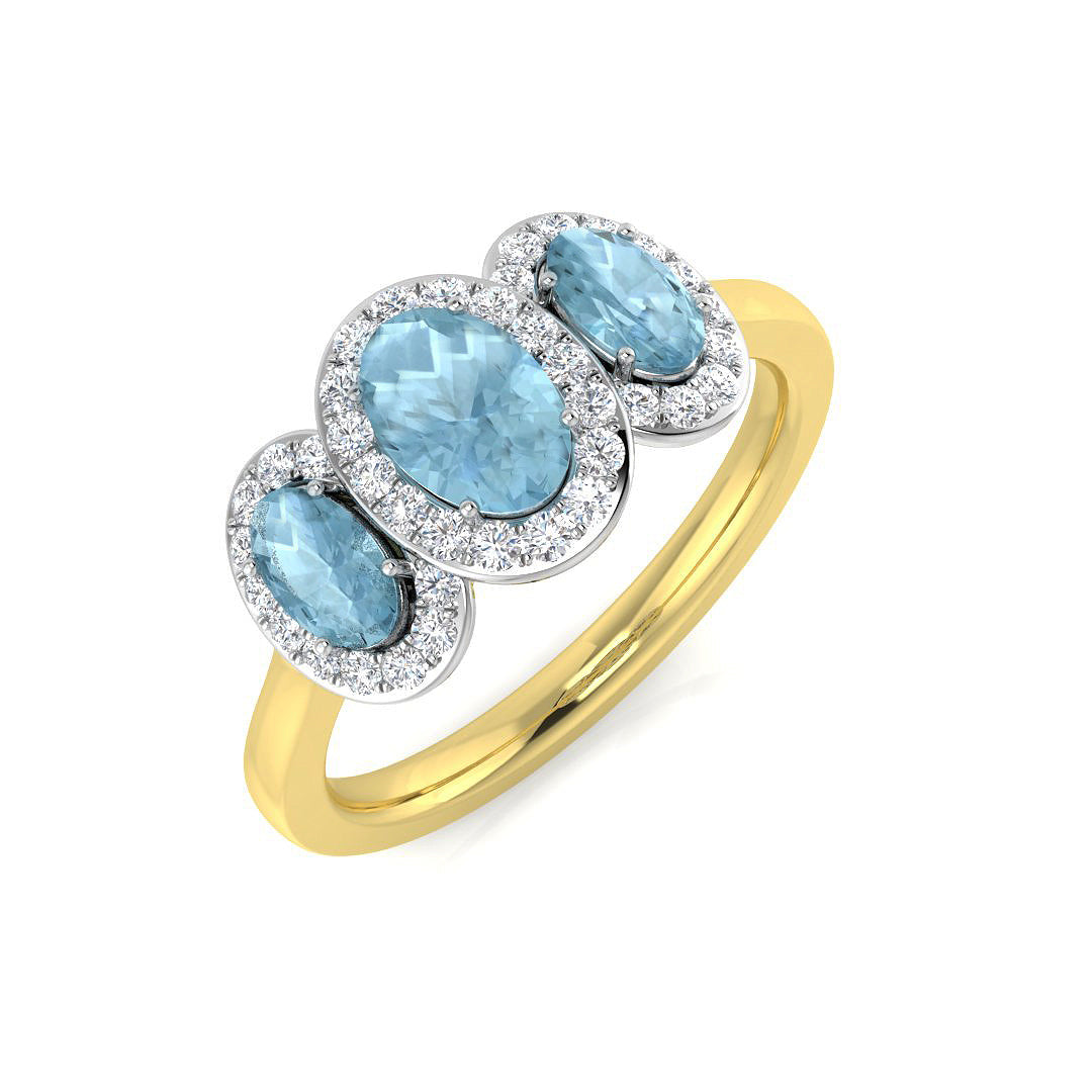 Oval Gemstone Ring