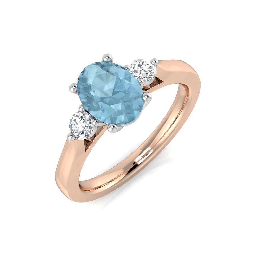 Oval Gemstone Ring