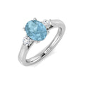 Oval Gemstone Ring