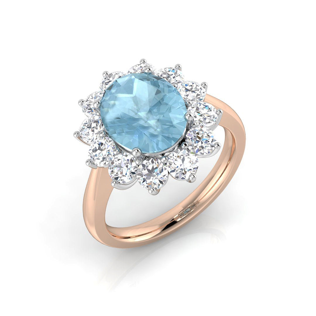 Oval Gemstone Ring