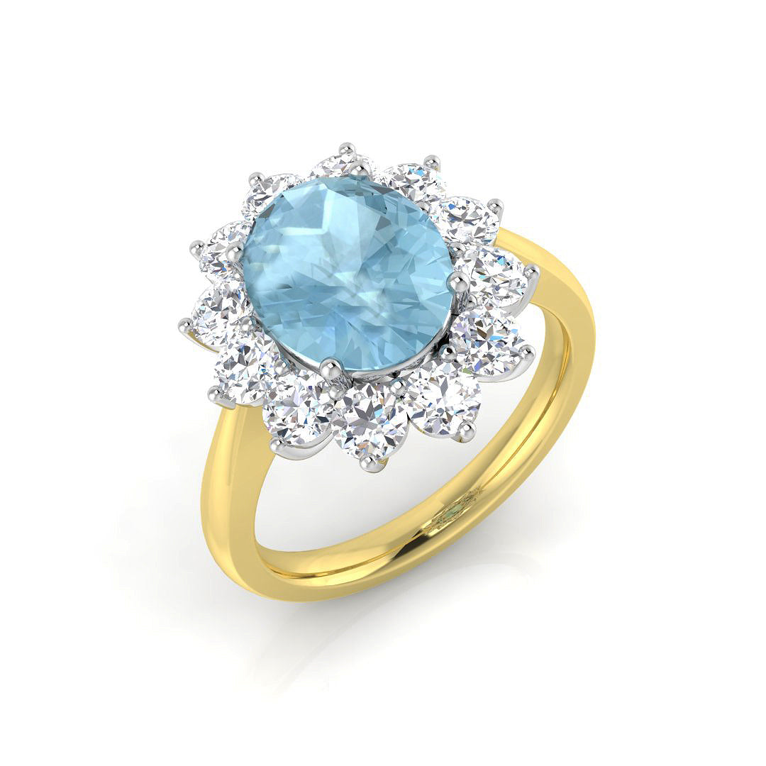 Oval Gemstone Ring