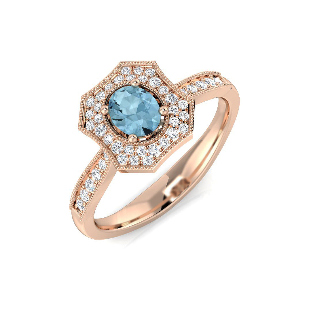 Oval Gemstone Ring