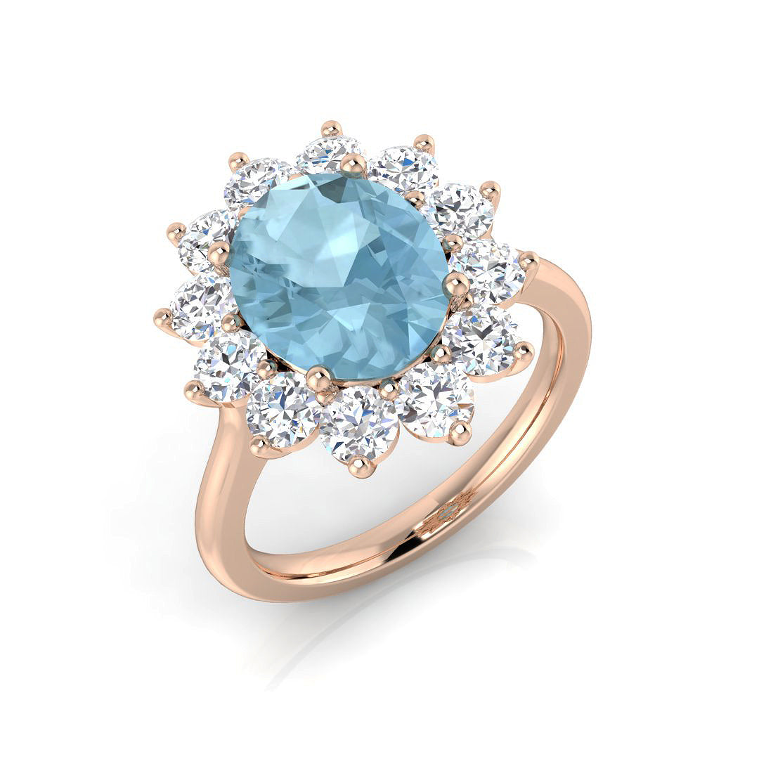 Oval Gemstone Ring
