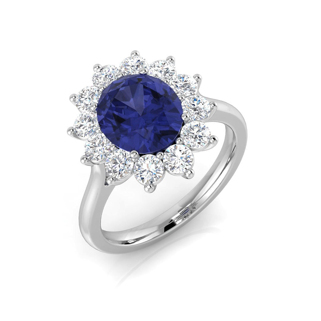 Oval Gemstone Ring