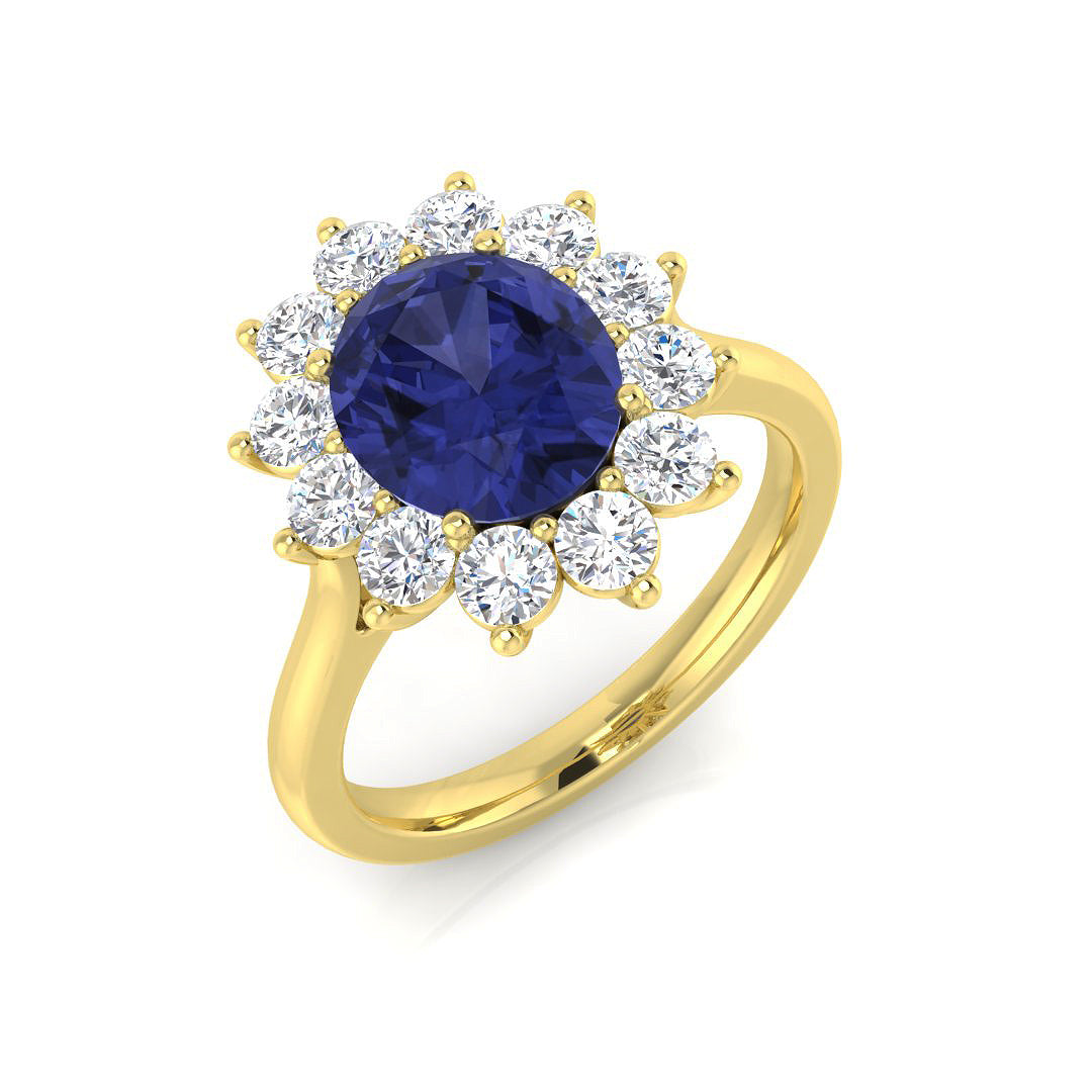 Oval Gemstone Ring