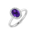 Oval Gemstone Ring