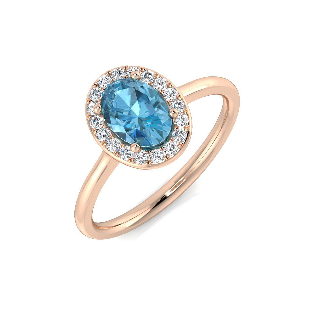 Oval Gemstone Ring
