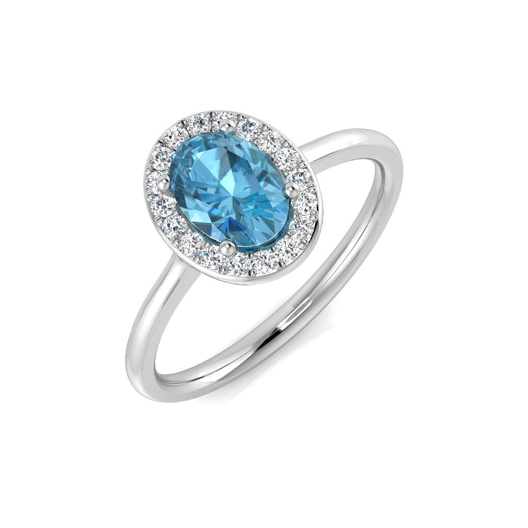 Oval Gemstone Ring