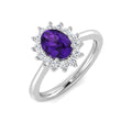Oval Gemstone Ring