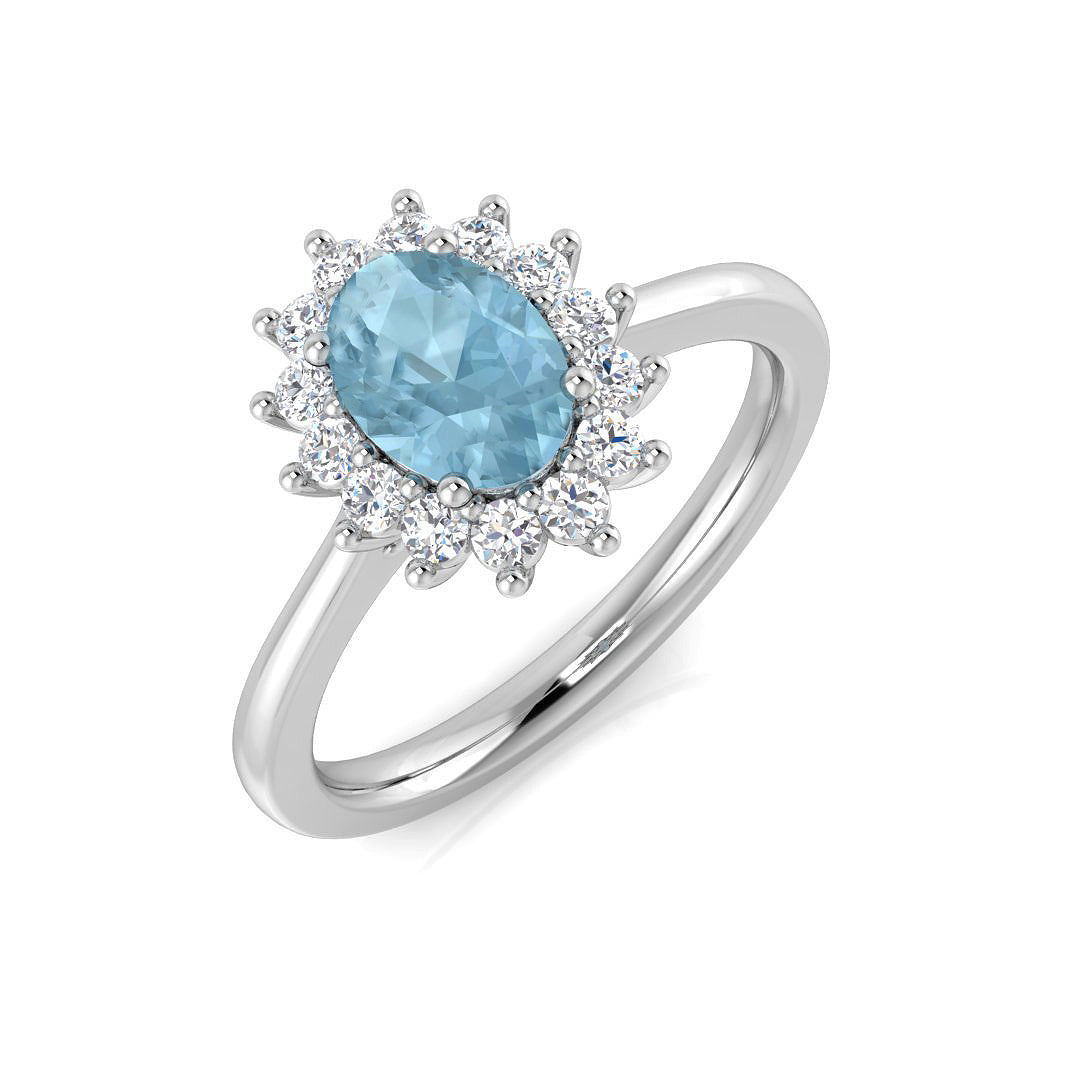 Oval Gemstone Ring