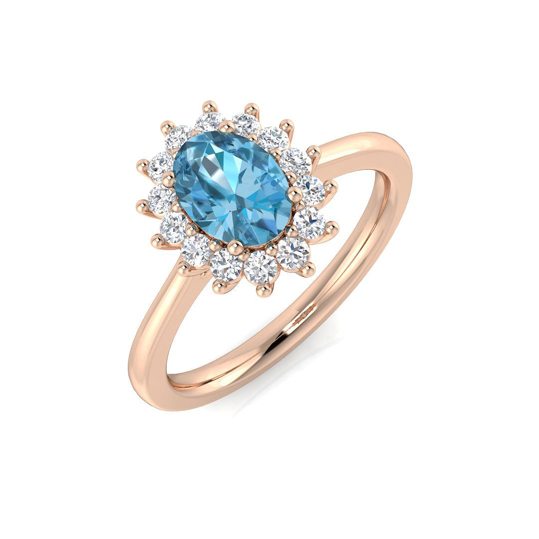 Oval Gemstone Ring