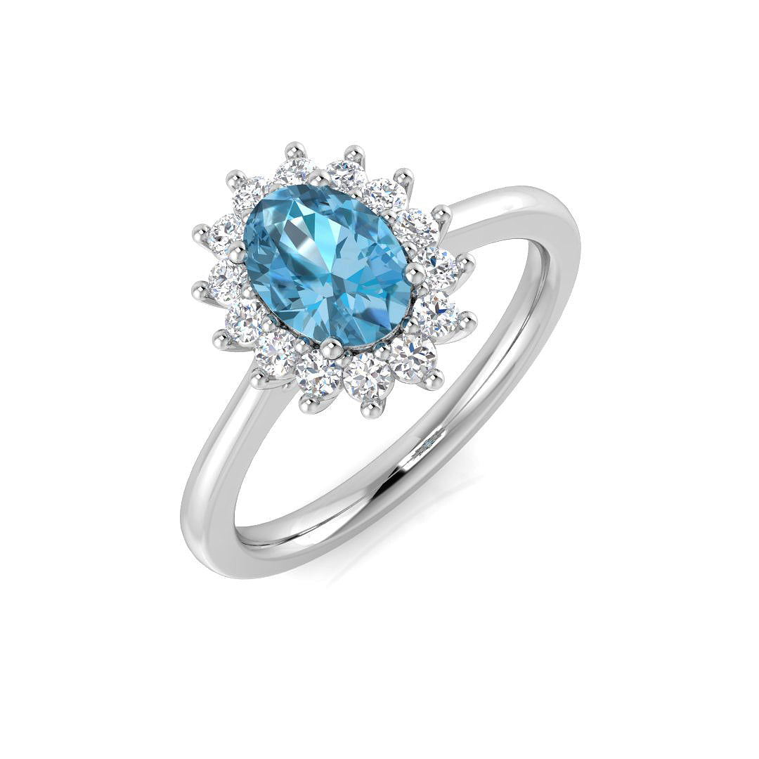 Oval Gemstone Ring