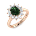 Oval Gemstone Ring