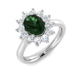 Oval Gemstone Ring