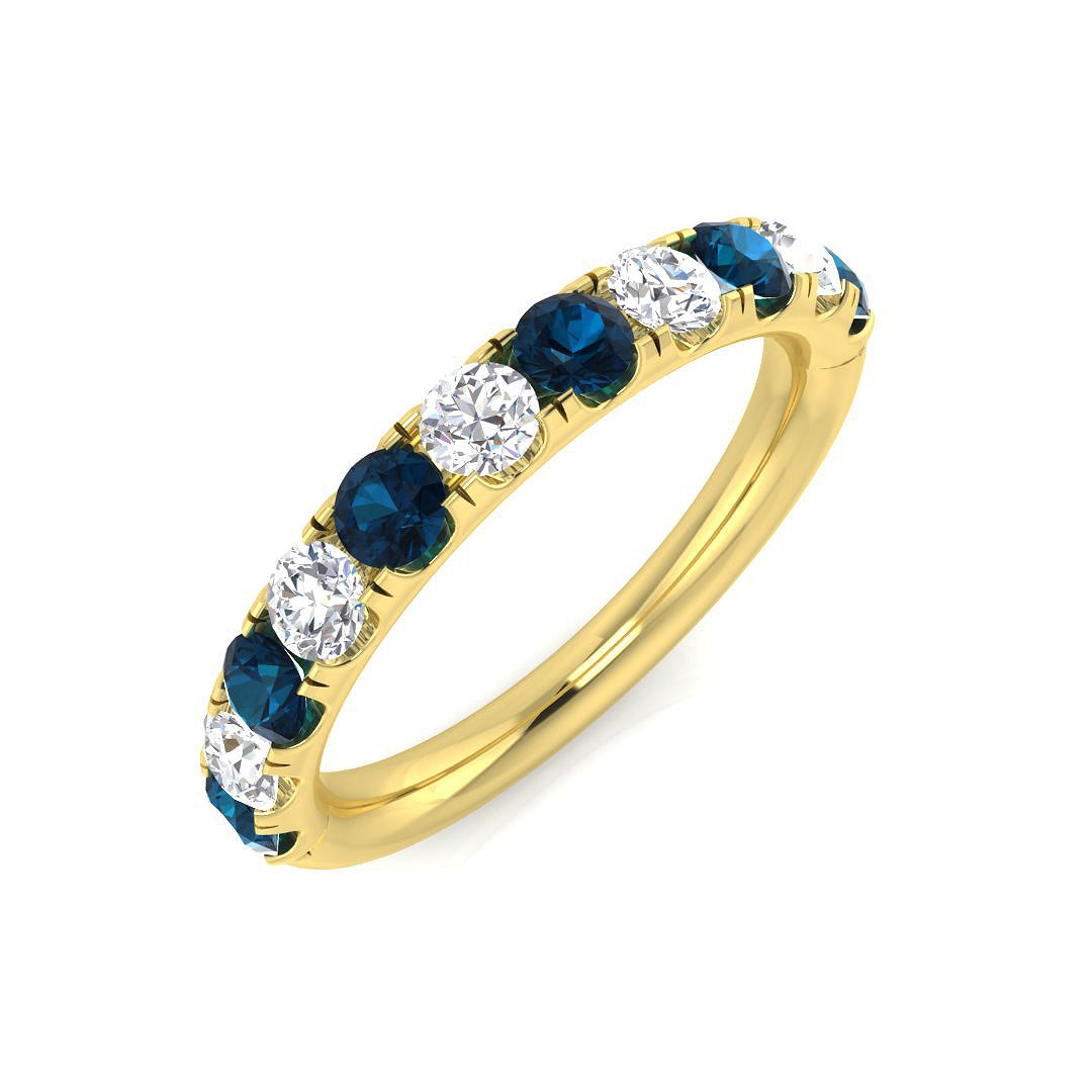 Round Gemstone Ring