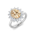 Oval Gemstone Ring