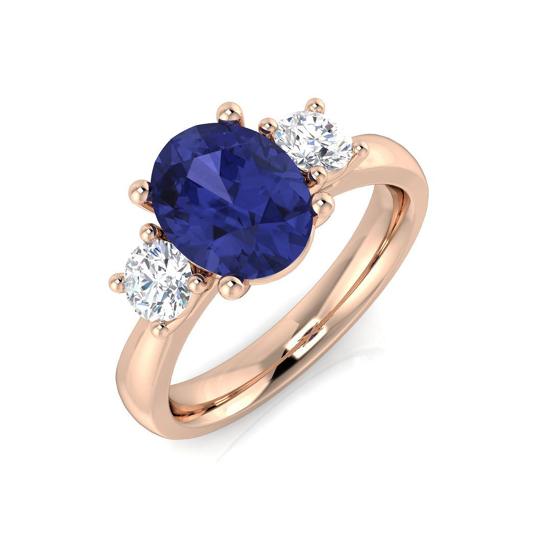 Oval Tanzanite Ring