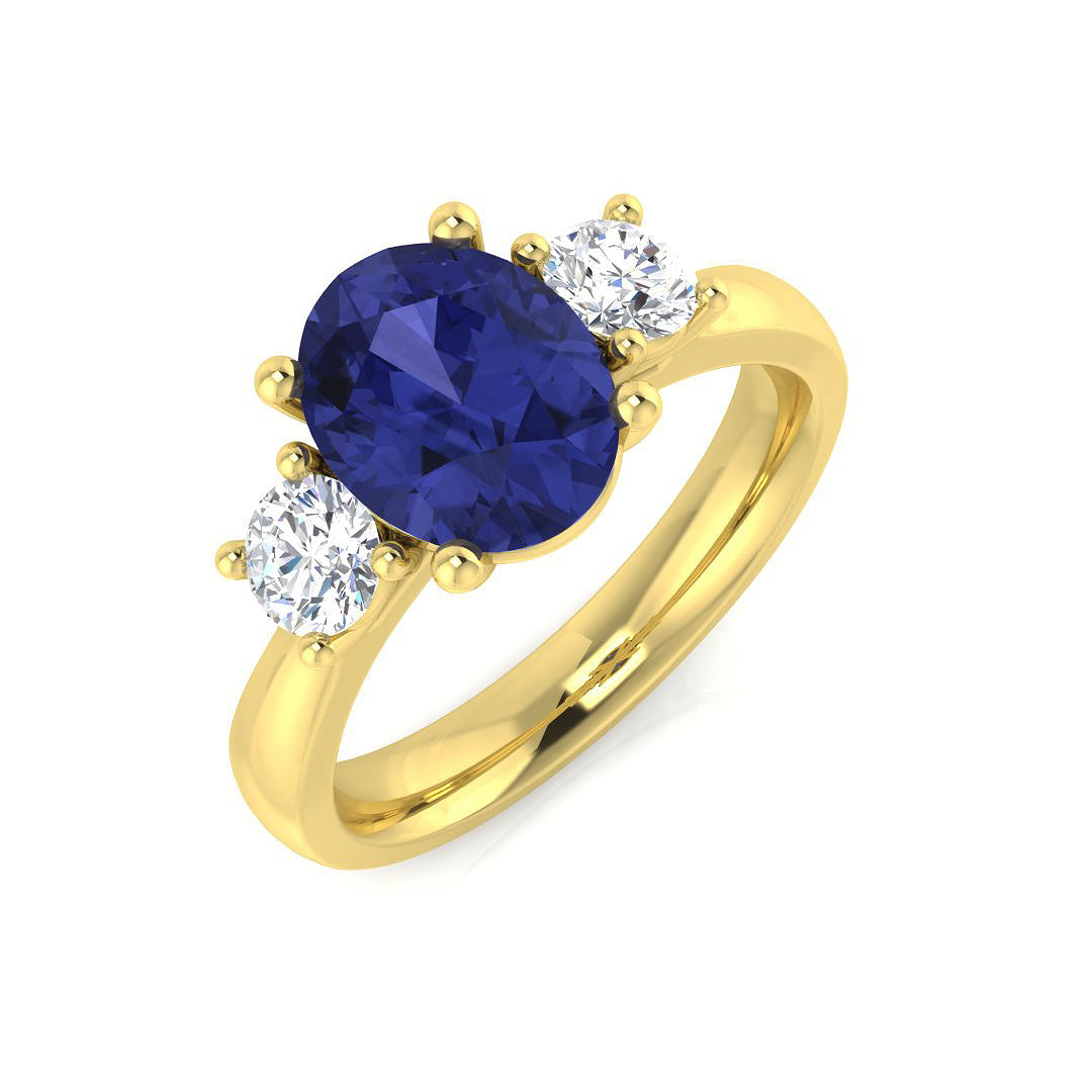 Oval Tanzanite Ring
