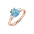Oval Aquamarine Ring