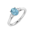 Oval Aquamarine Ring