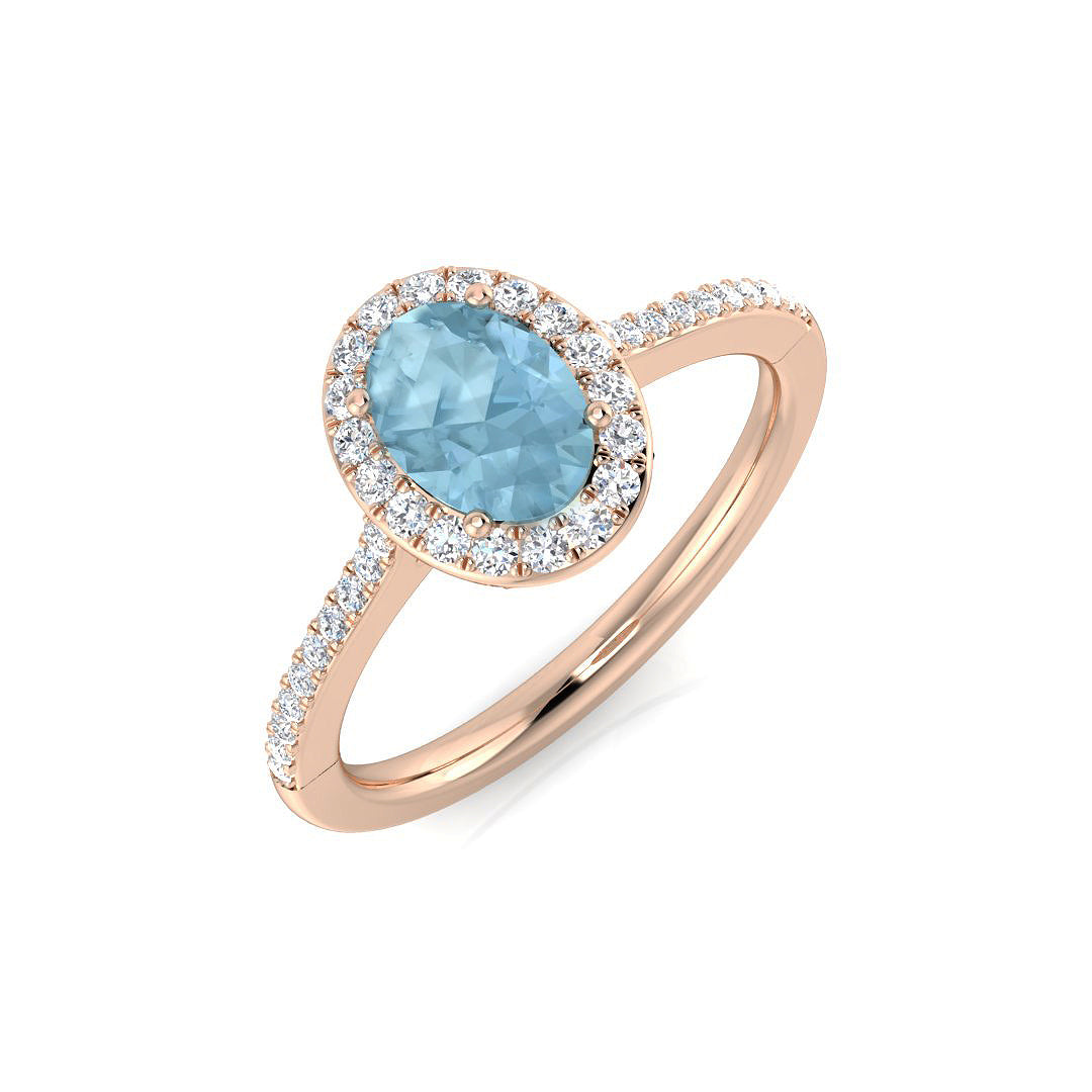 Oval Gemstone Ring