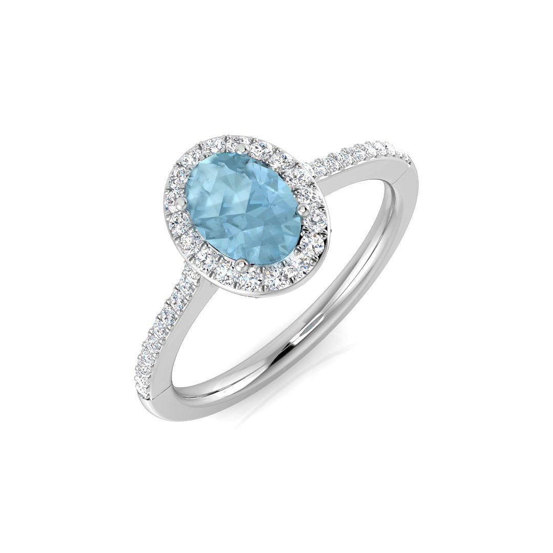 Oval Gemstone Ring