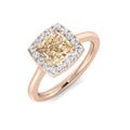 Cushion Gemstone Ring