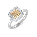 Cushion Gemstone Ring