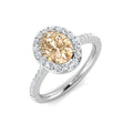 Oval Morganite Ring