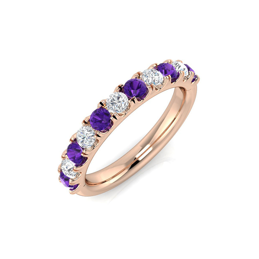 Round Gemstone Ring
