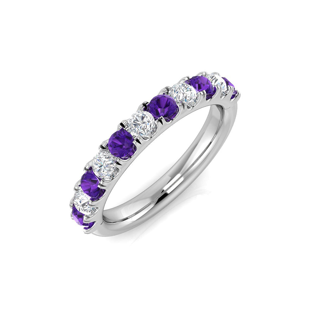 Round Gemstone Ring