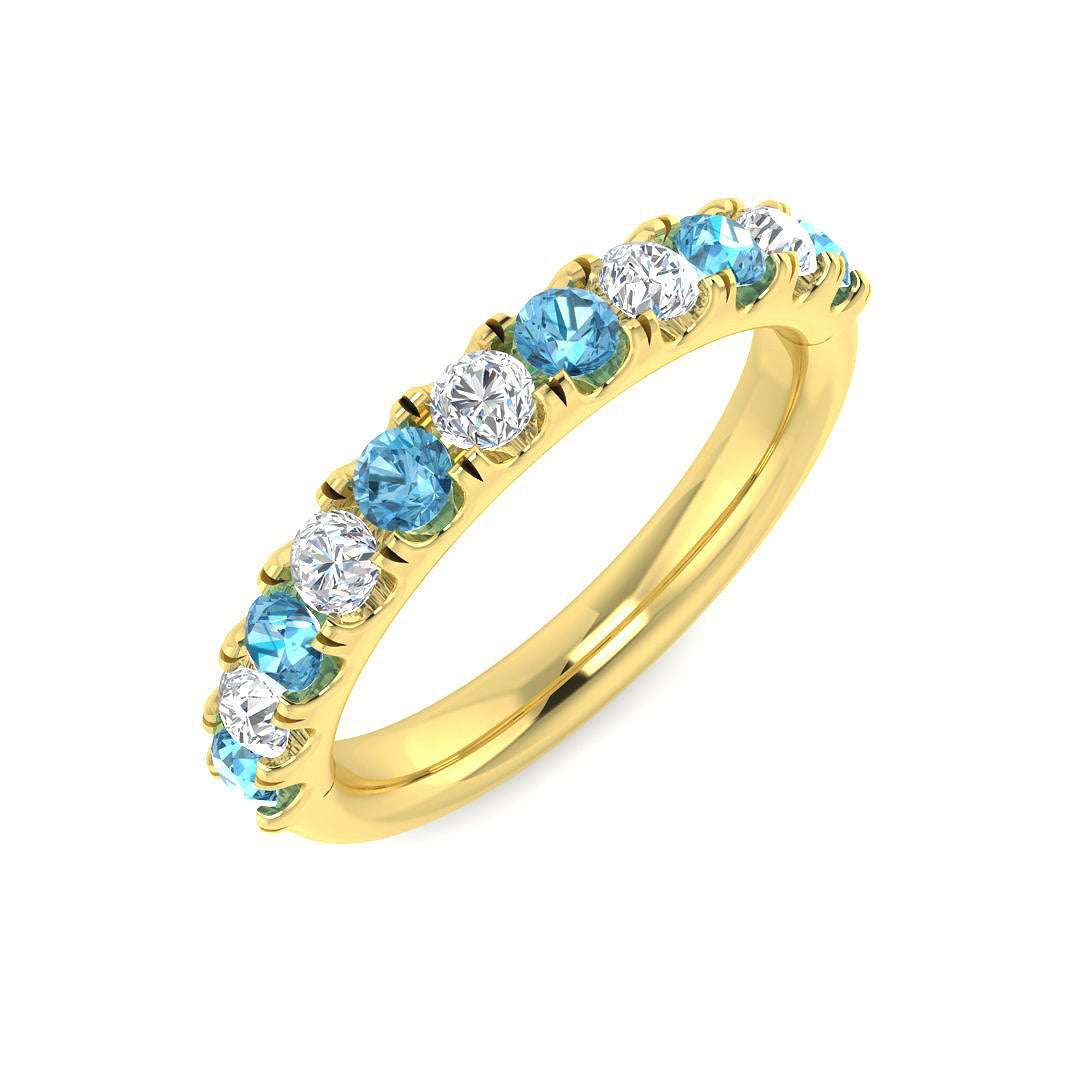 Round Gemstone Ring