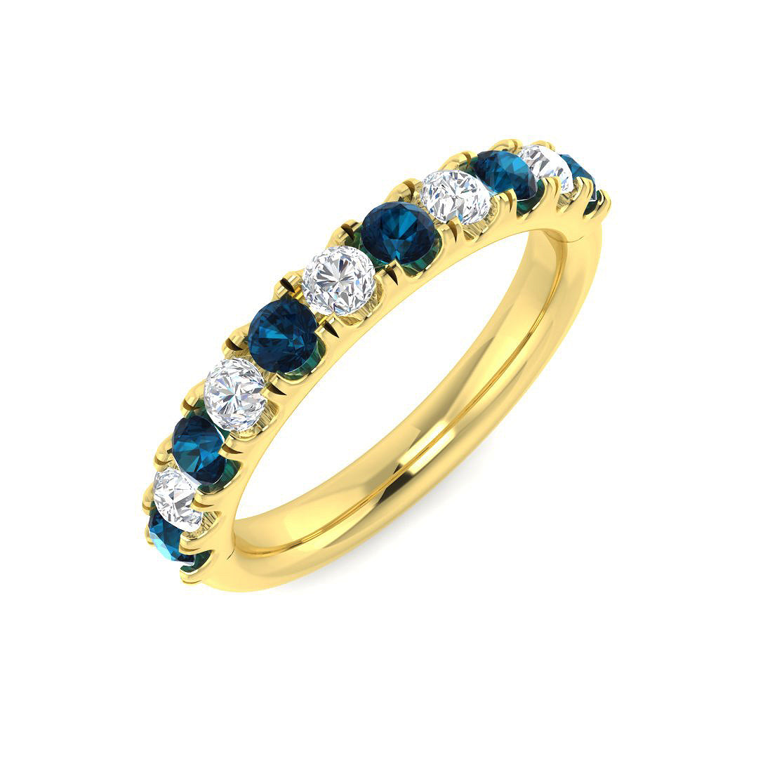 Round Gemstone Ring