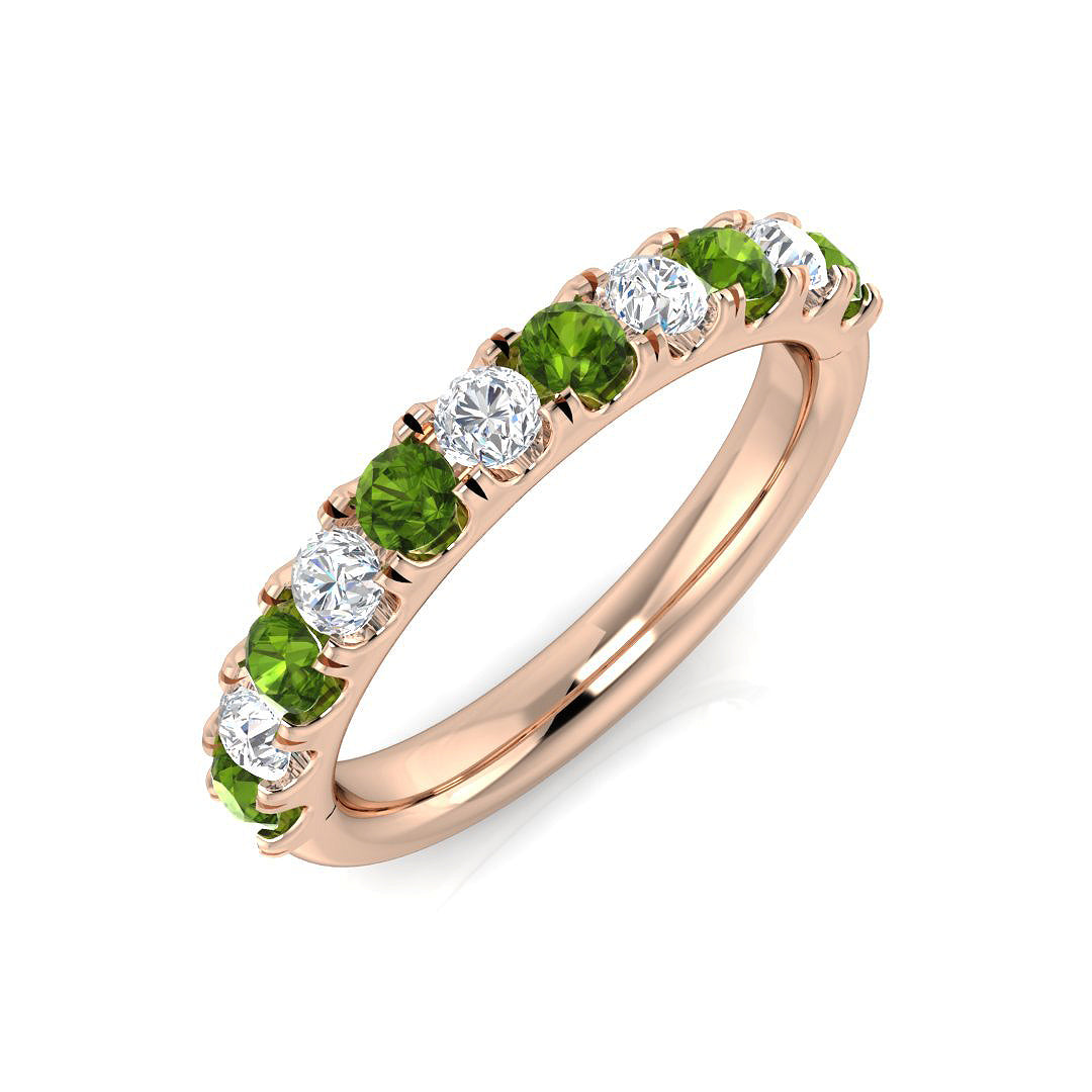Round Gemstone Ring