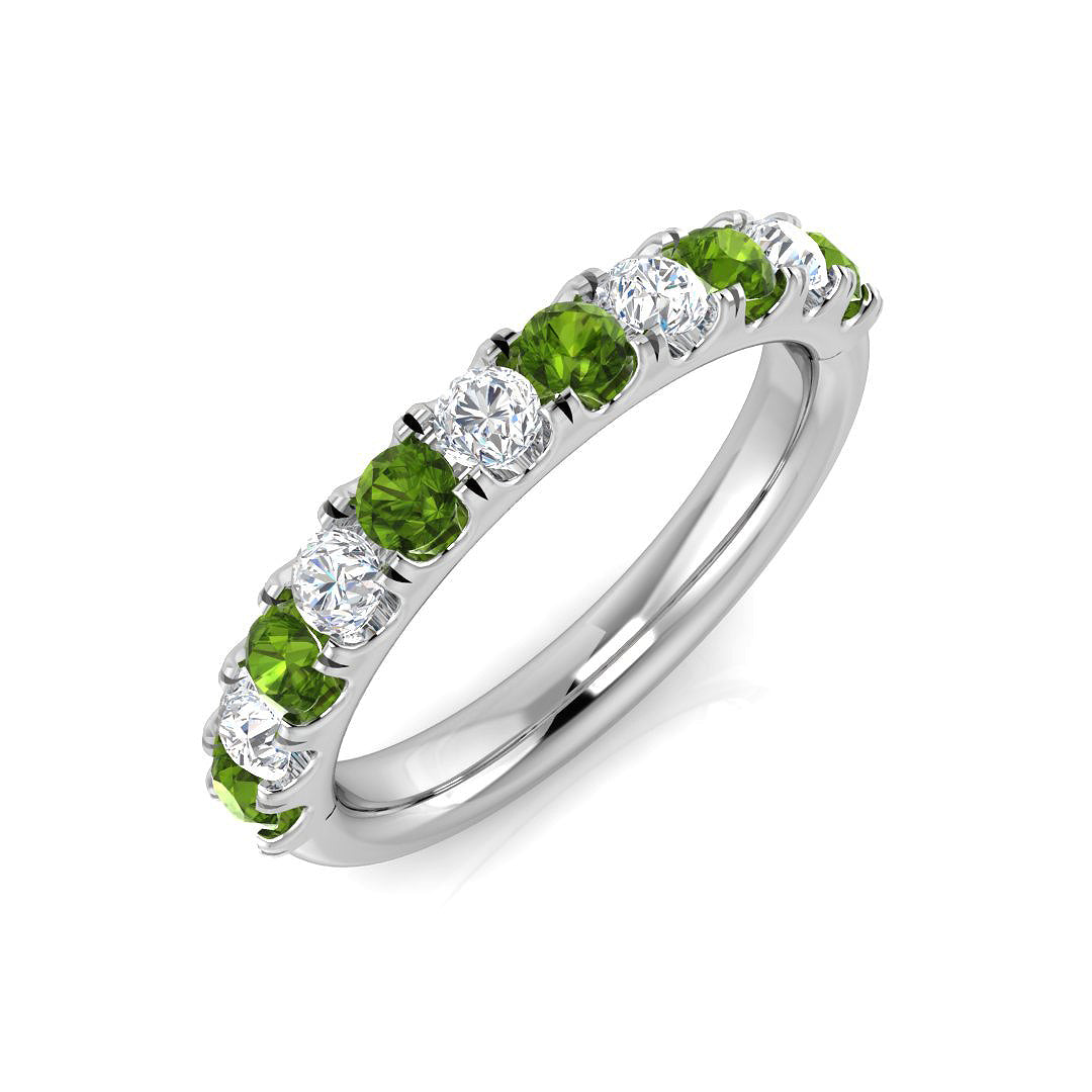 Round Gemstone Ring