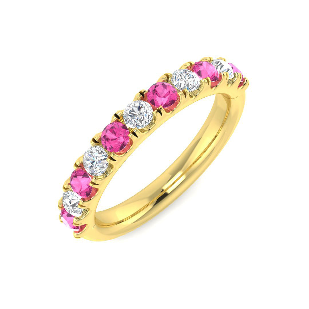 Round Gemstone Ring